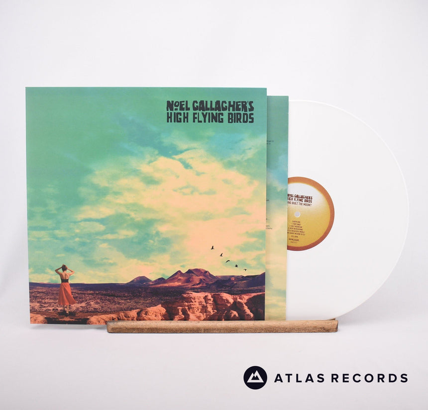 Noel Gallagher's High Flying Birds Who Built The Moon? LP Vinyl Record - Front Cover & Record