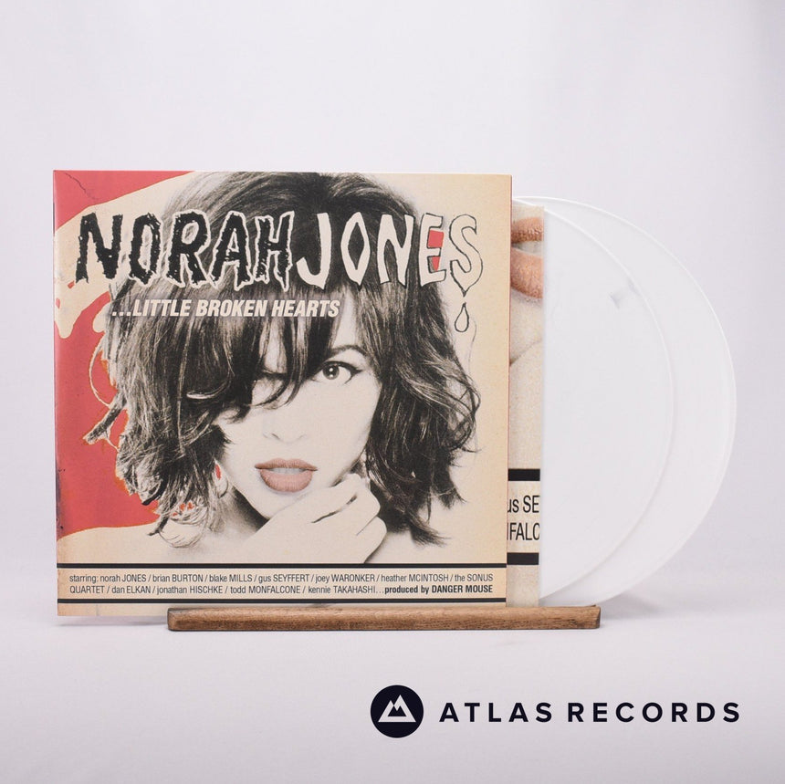 Norah Jones ...Little Broken Hearts Double LP Vinyl Record - Front Cover & Record
