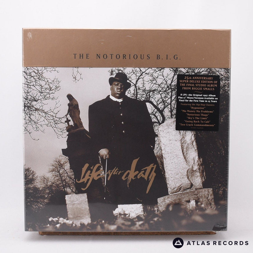 Notorious B.I.G. Life After Death 3 x LP + 5 x 12" Box Set Vinyl Record - Front Cover & Record