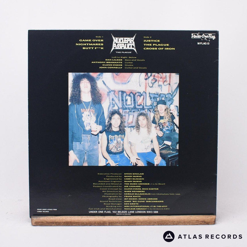Nuclear Assault - The Plague - A1 B-1 12" Vinyl Record - EX/EX