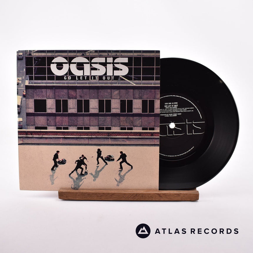 Oasis Go Let It Out 7" Vinyl Record - Front Cover & Record