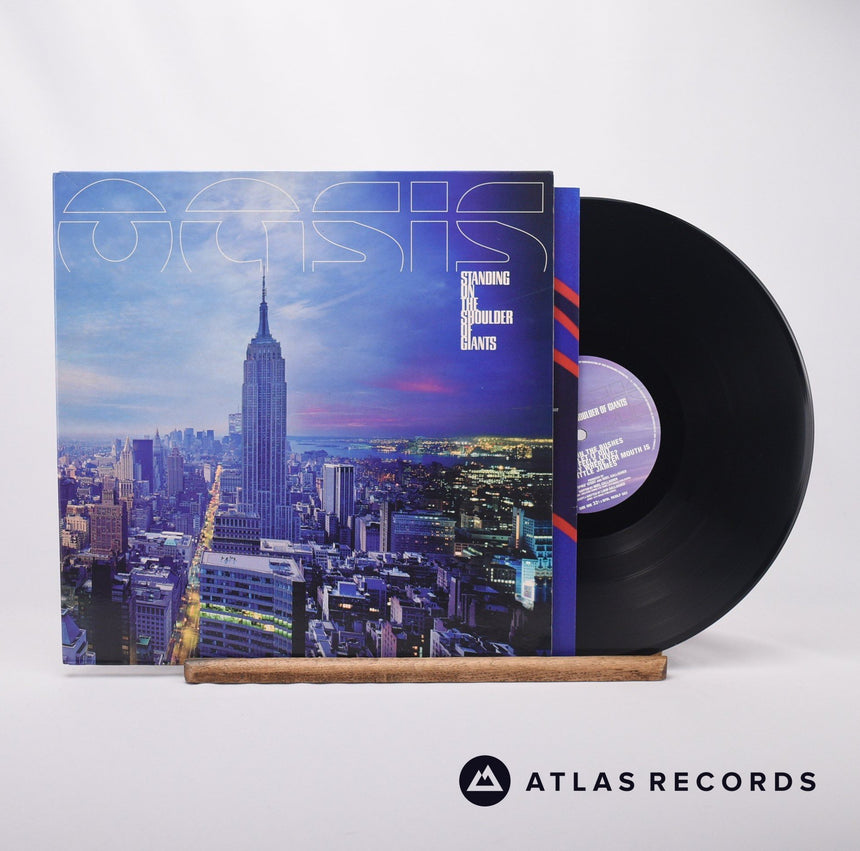 Oasis Standing On The Shoulder Of Giants LP Vinyl Record - Front Cover & Record