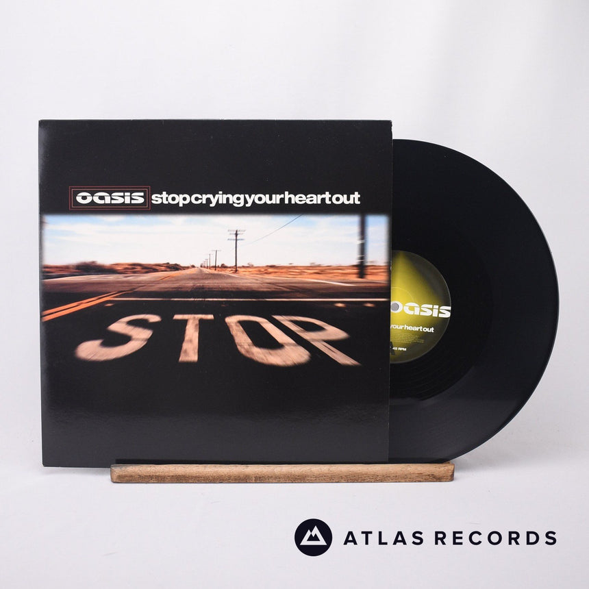 Oasis Stop Crying Your Heart Out 12" Vinyl Record - Front Cover & Record