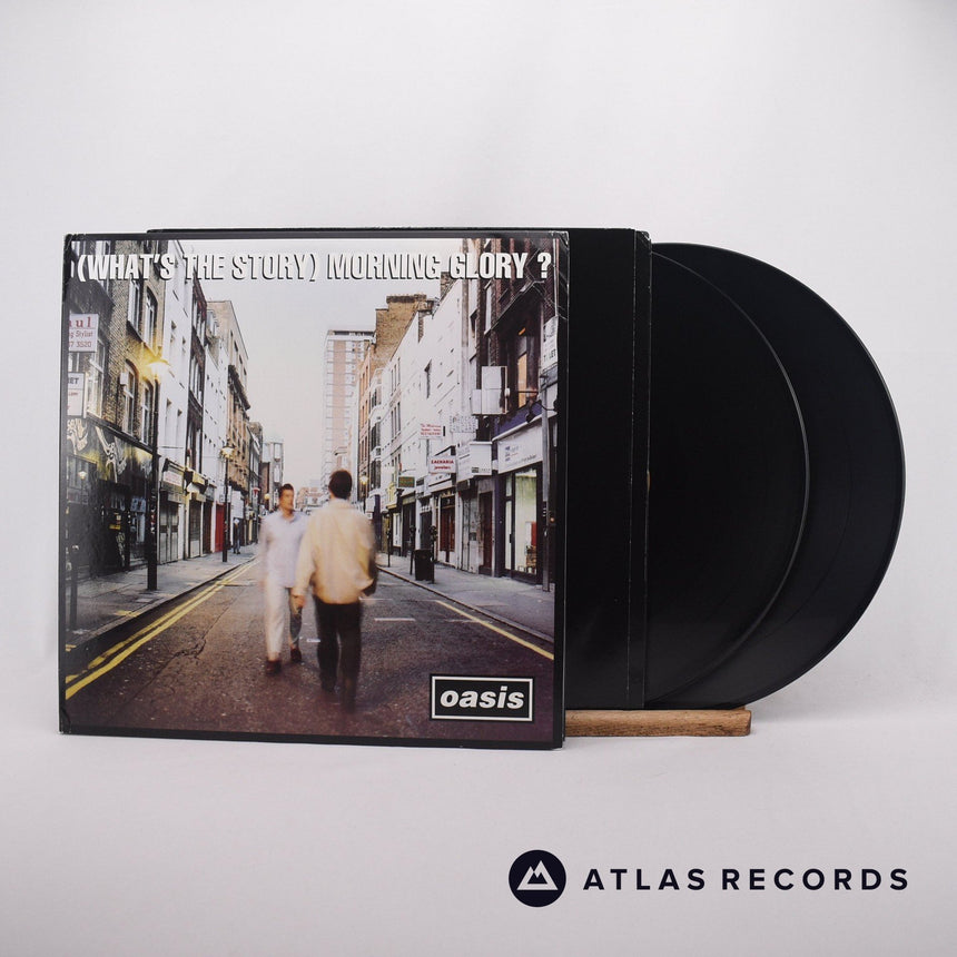 Oasis (What's The Story) Morning Glory? 2 x LP Vinyl Record - Front Cover & Record