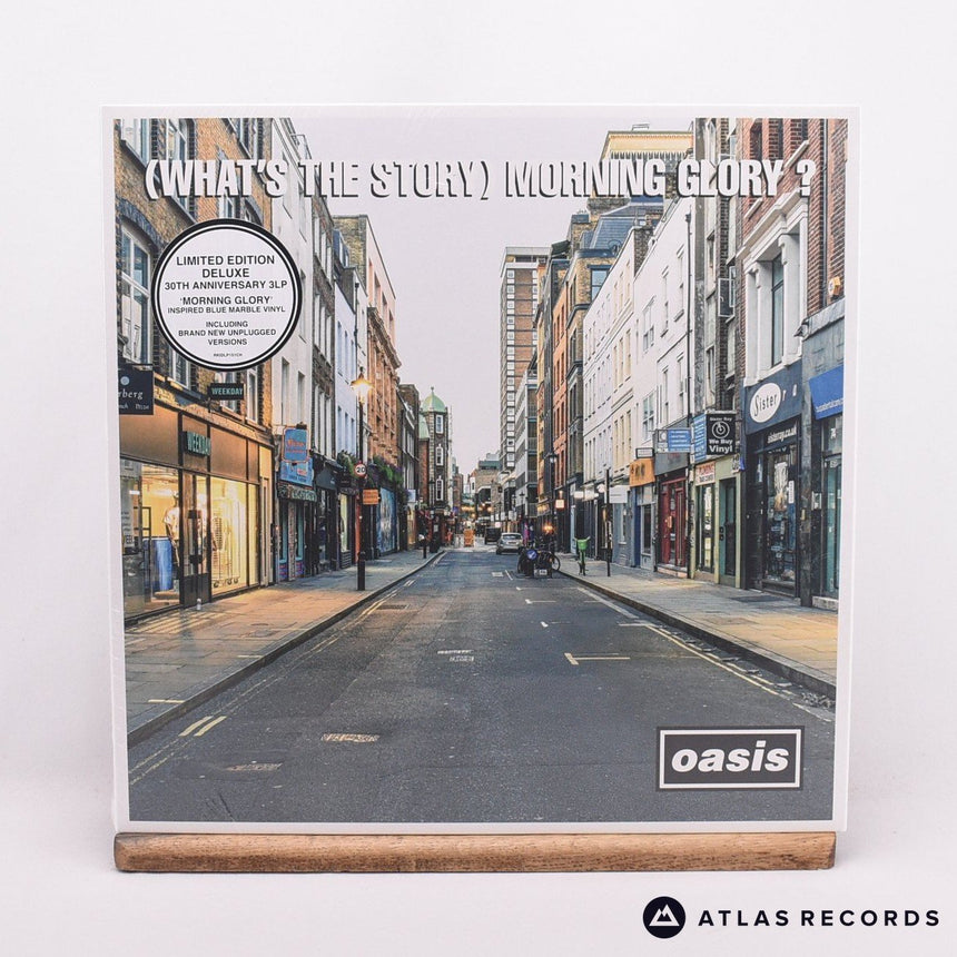Oasis (What's The Story) Morning Glory? 3 x LP Vinyl Record - Front Cover & Record