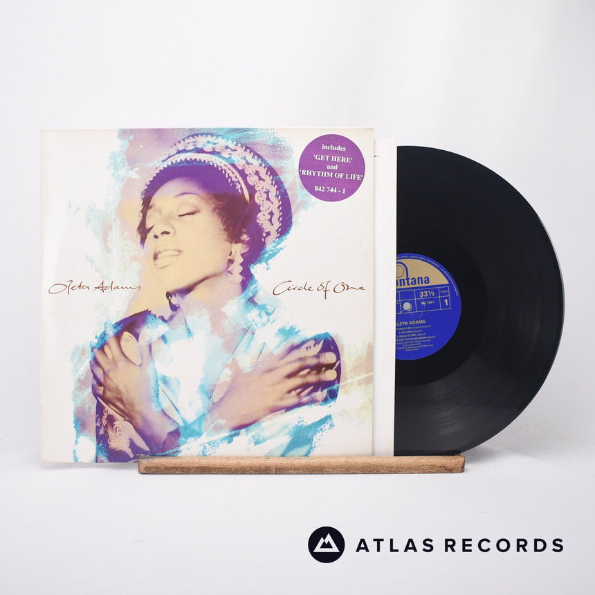 Oleta Adams Circle Of One LP Vinyl Record - Front Cover & Record