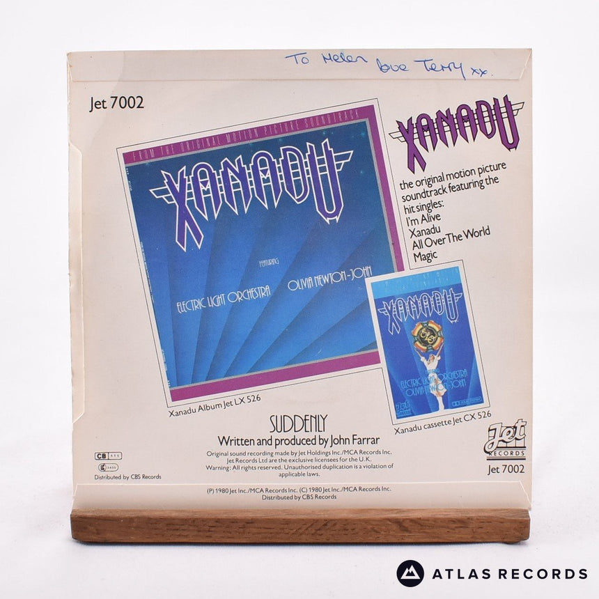 Olivia Newton-John - Suddenly - 7" Vinyl Record - EX/EX