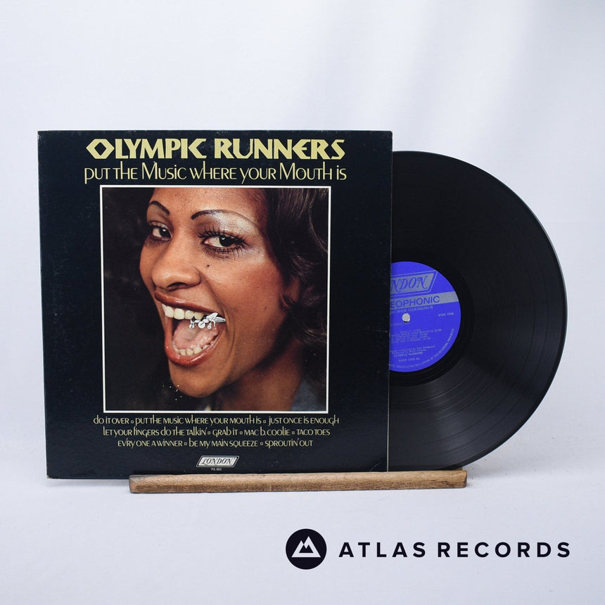 Olympic Runners Put The Music Where Your Mouth Is LP Vinyl Record - Front Cover & Record