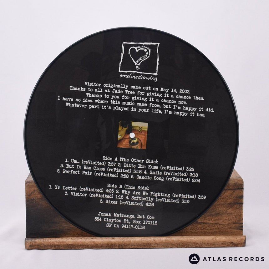 Onelinedrawing - reVisitor - Limited Edition Picture Disc LP Vinyl Record -