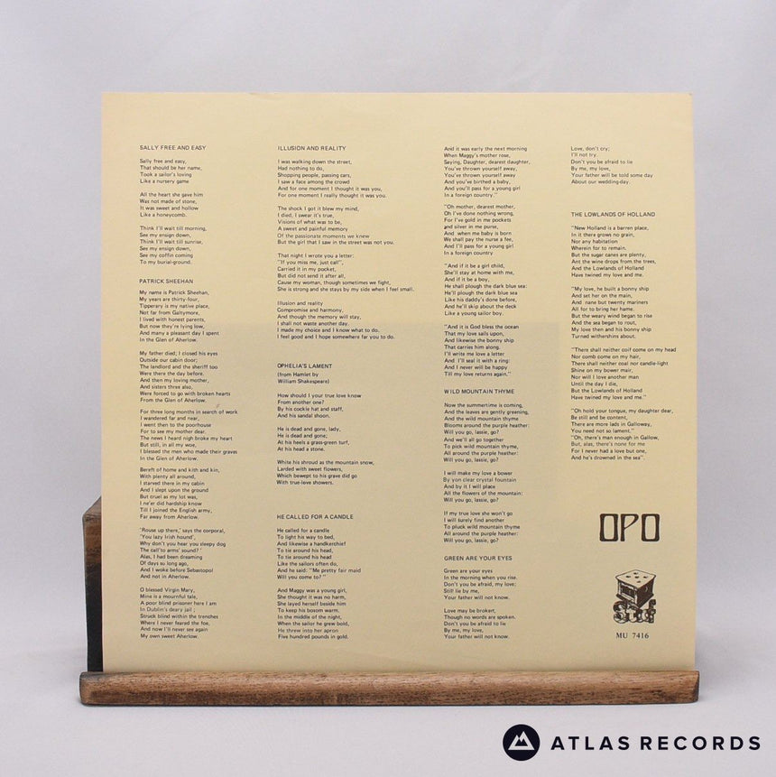 Opo - Fallen Asleep Just Like Papa - Insert A11 B11 LP Vinyl Record - EX/EX