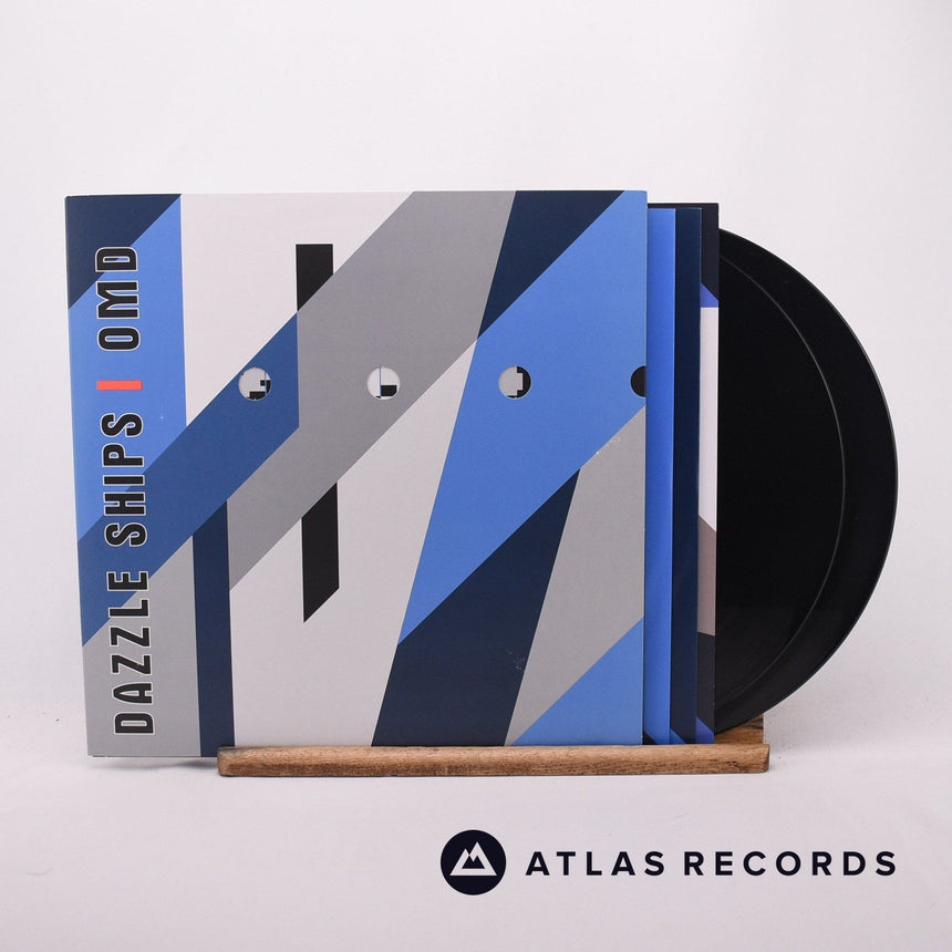 Orchestral Manoeuvres In The Dark Dazzle Ships 2 x LP Vinyl Record - Front Cover & Record