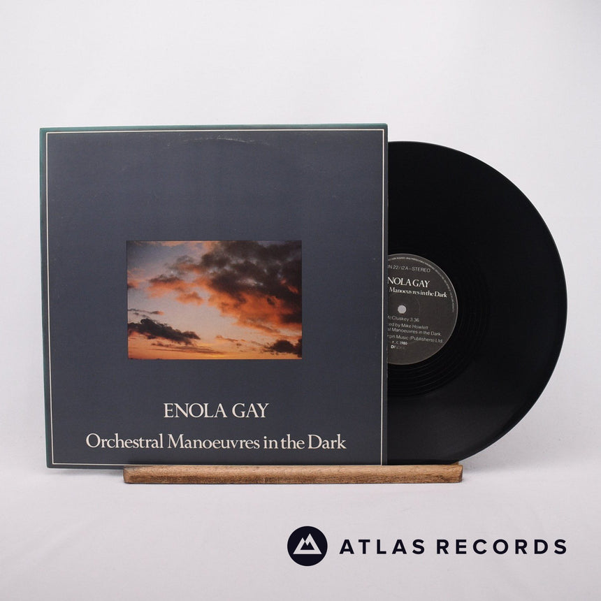 Orchestral Manoeuvres In The Dark Enola Gay 12" Vinyl Record - Front Cover & Record
