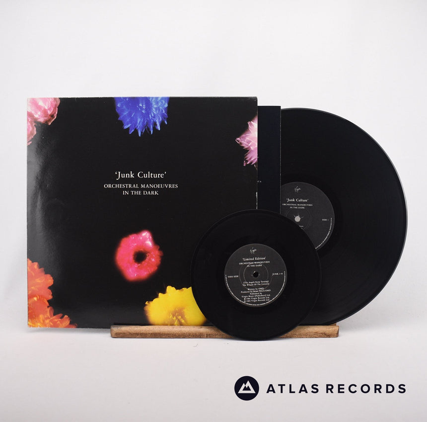 Orchestral Manoeuvres In The Dark Junk Culture LP + 7" Vinyl Record - Front Cover & Record