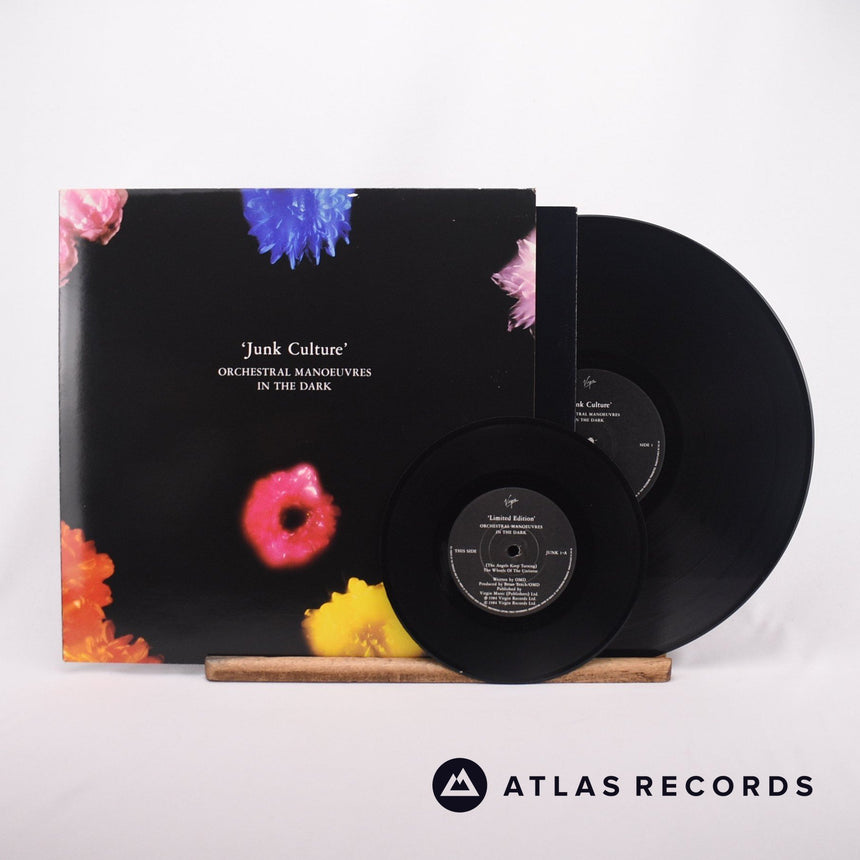 Orchestral Manoeuvres In The Dark Junk Culture LP + 7" Vinyl Record - Front Cover & Record