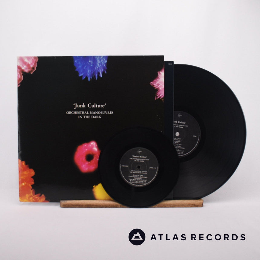Orchestral Manoeuvres In The Dark Junk Culture LP + 7" Vinyl Record - Front Cover & Record