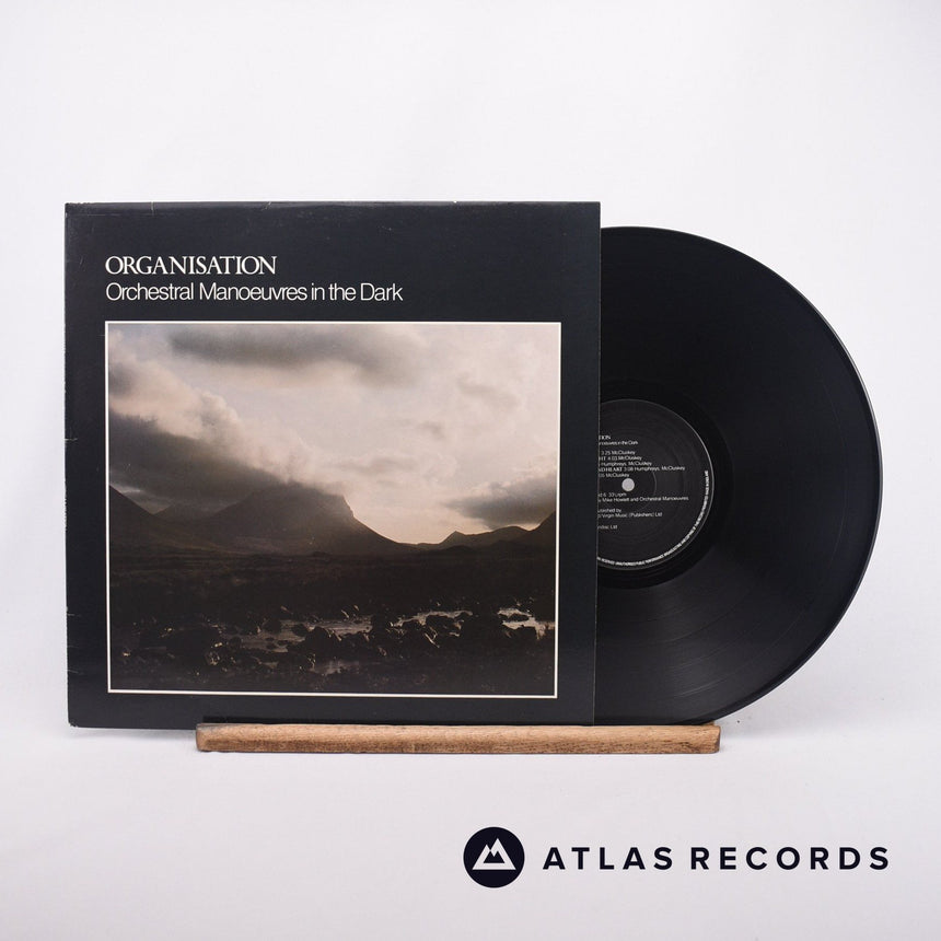 Orchestral Manoeuvres In The Dark Organisation LP Vinyl Record - Front Cover & Record