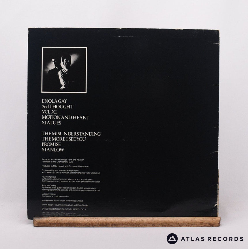Orchestral Manoeuvres In The Dark - Organisation - LP Vinyl Record - VG+/VG+