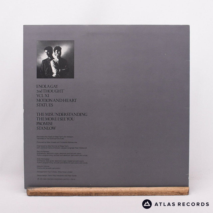 Orchestral Manoeuvres In The Dark - Organisation - LP Vinyl Record - VG+/VG+
