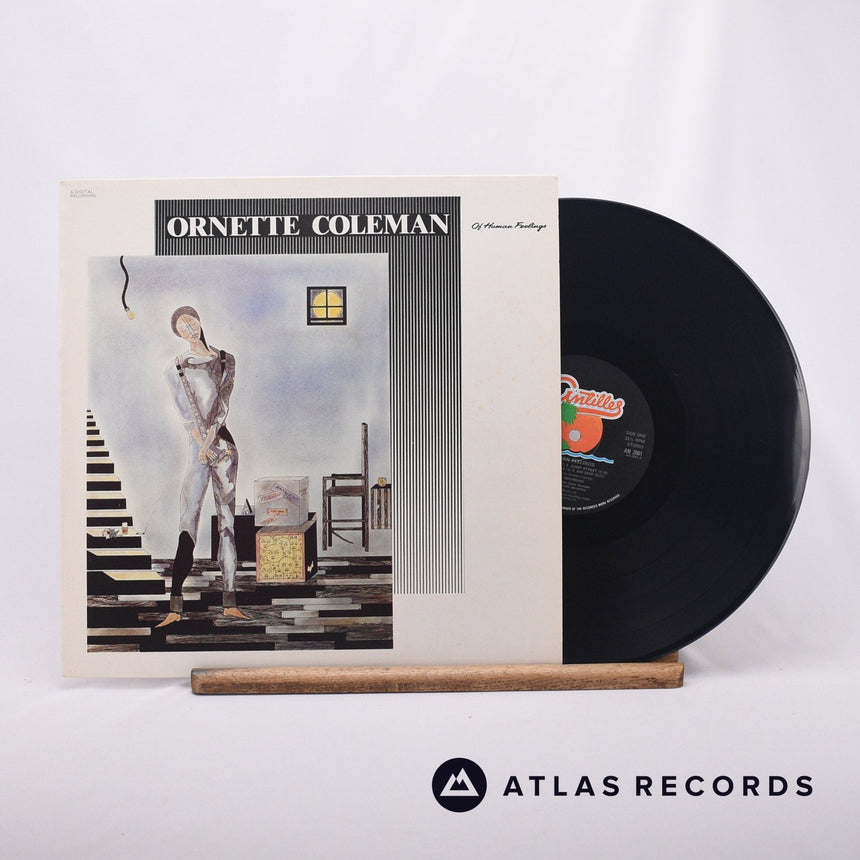 Ornette Coleman Of Human Feelings LP Vinyl Record - Front Cover & Record