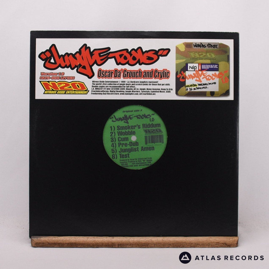 Oscar Da Grouch & Crylic Jungle Tools Version 1.0 LP Vinyl Record - Front Cover & Record