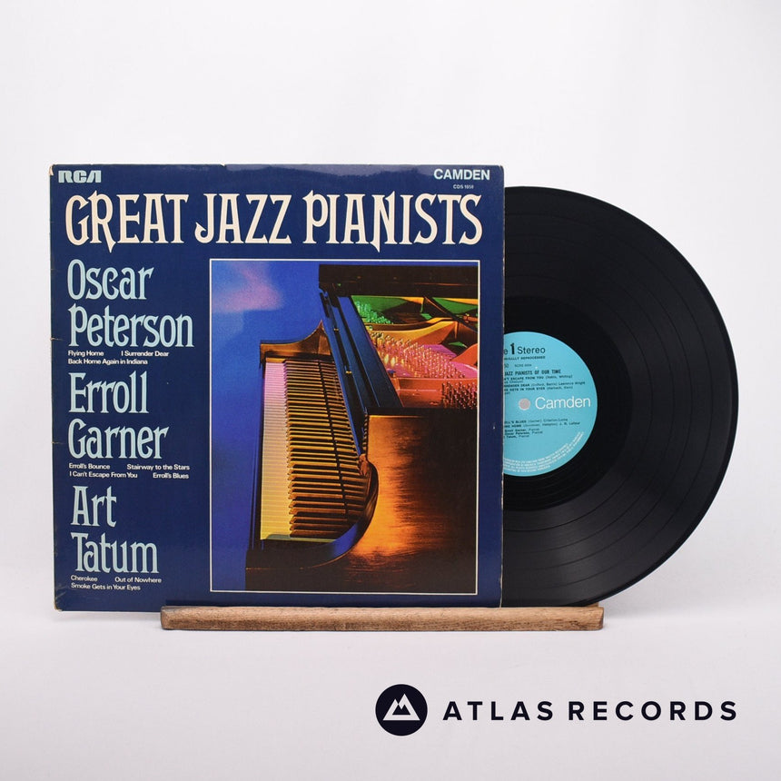 Oscar Peterson Great Jazz Pianists LP Vinyl Record - Front Cover & Record