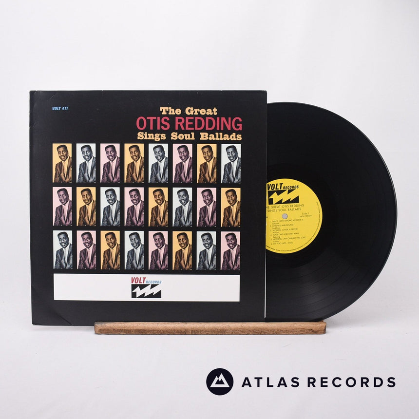 Otis Redding The Great Otis Redding Sings Soul Ballads LP Vinyl Record - Front Cover & Record