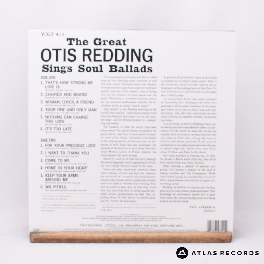 Otis Redding - The Great Otis Redding Sings Soul Ballads - 180G LP Vinyl Record
