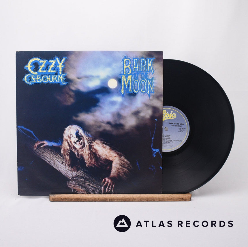 Ozzy Osbourne - Bark At The Moon - Blue Lettering A2 B2 LP Vinyl Record - EX/VG+