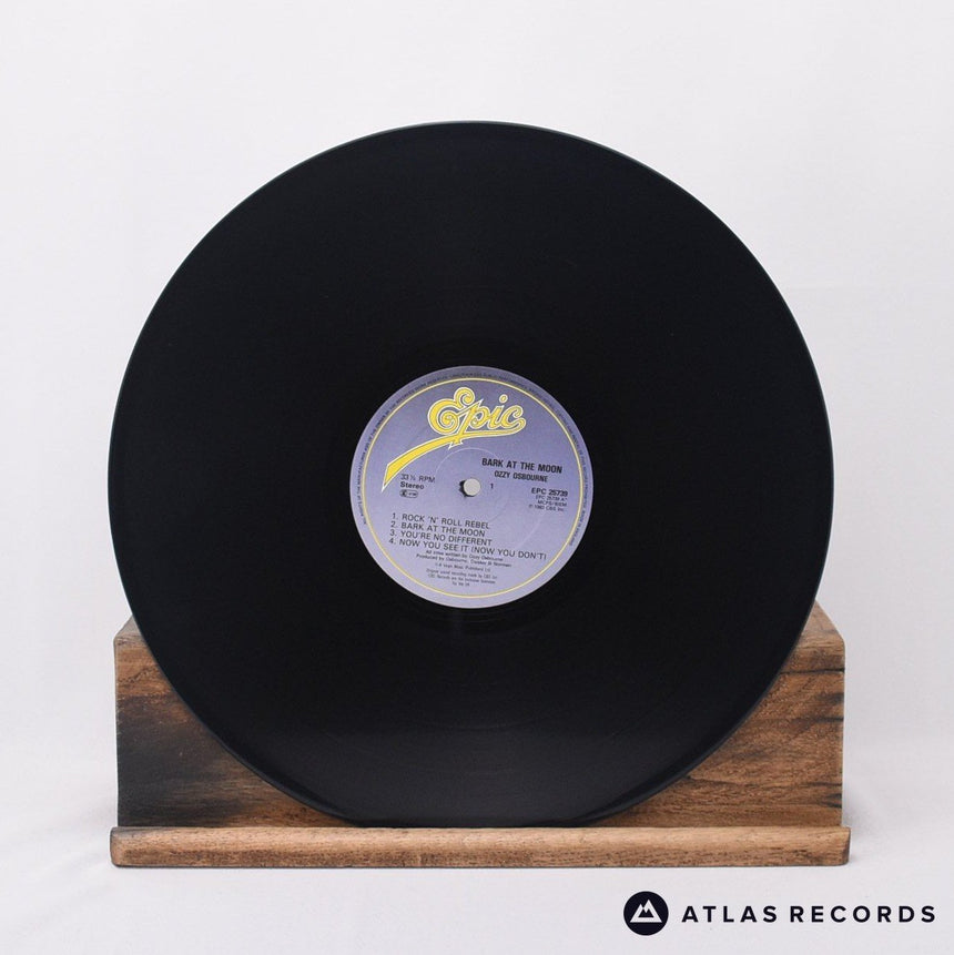 Ozzy Osbourne - Bark At The Moon - Lyric Sheet A2 B2 LP Vinyl Record - EX/EX