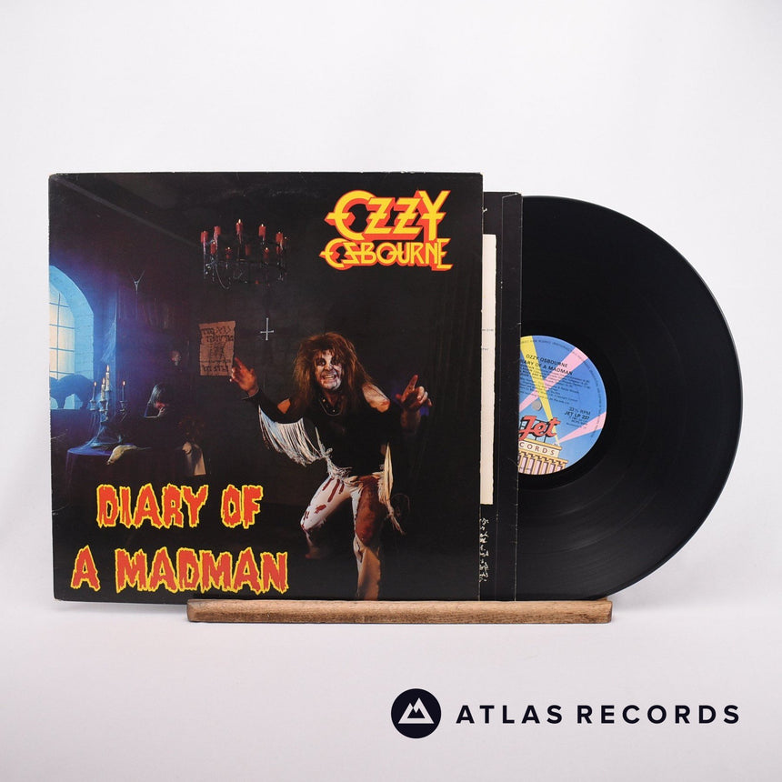 Ozzy Osbourne Diary Of A Madman LP Vinyl Record - Front Cover & Record