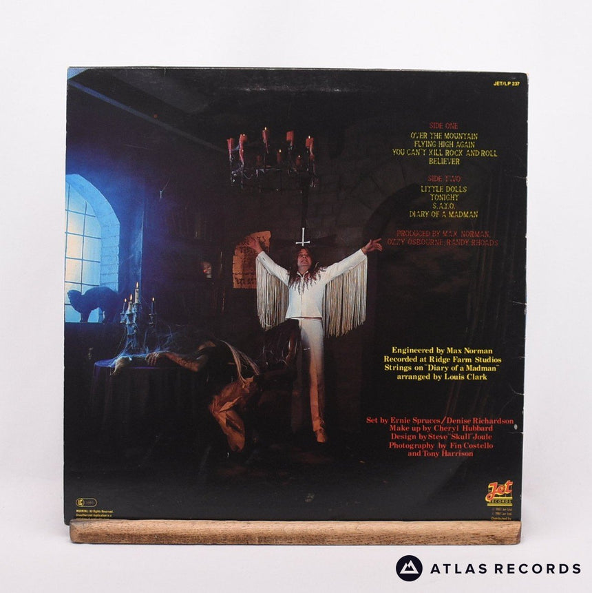 Ozzy Osbourne - Diary Of A Madman - A1 B1 LP Vinyl Record - VG+/VG+