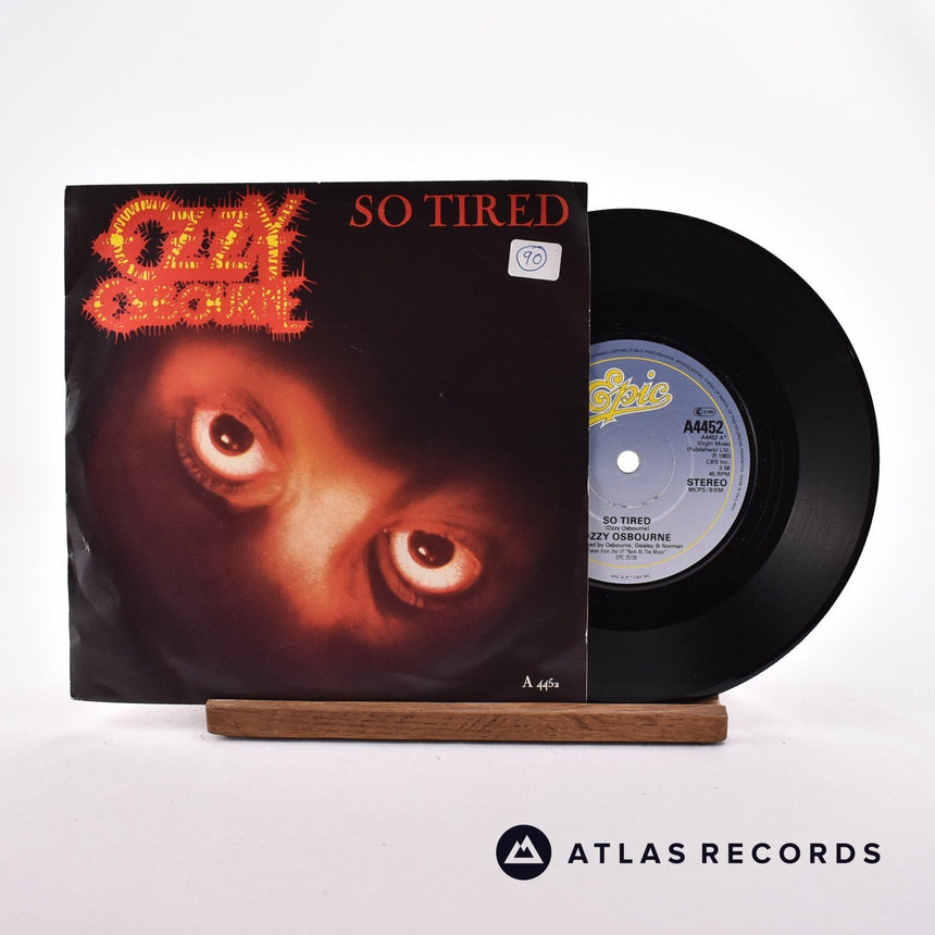 Ozzy Osbourne So Tired 7" Vinyl Record - Front Cover & Record