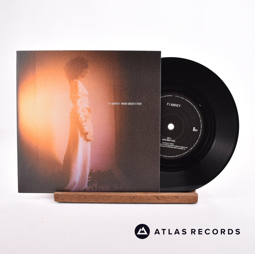 PJ Harvey When Under Ether 7" Vinyl Record - Front Cover & Record