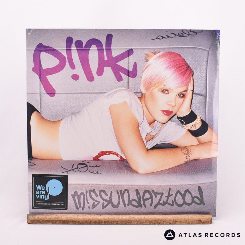 P!NK M!ssundaztood 2 x LP Vinyl Record - Front Cover & Record