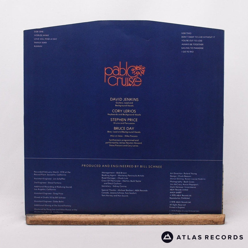 Pablo Cruise - Worlds Away - LP Vinyl Record - VG+/EX