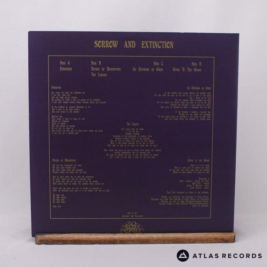 Pallbearer - Sorrow And Extinction - Purple In Clear 2 x LP Vinyl Record - EX/NM