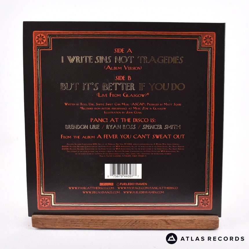 Panic! At The Disco - I Write Sins Not Tragedies - 7" Vinyl Record - NM/NM