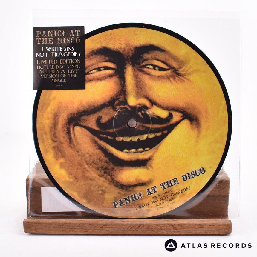 Panic! At The Disco I Write Sins Not Tragedies 7" Vinyl Record - Front Cover & Record
