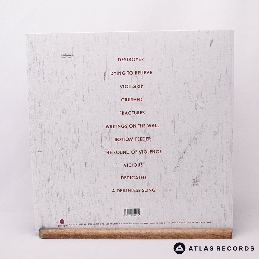 Parkway Drive - Ire - Clear W/ Ruby Red Splatter Etched 2 x LP Vinyl Record