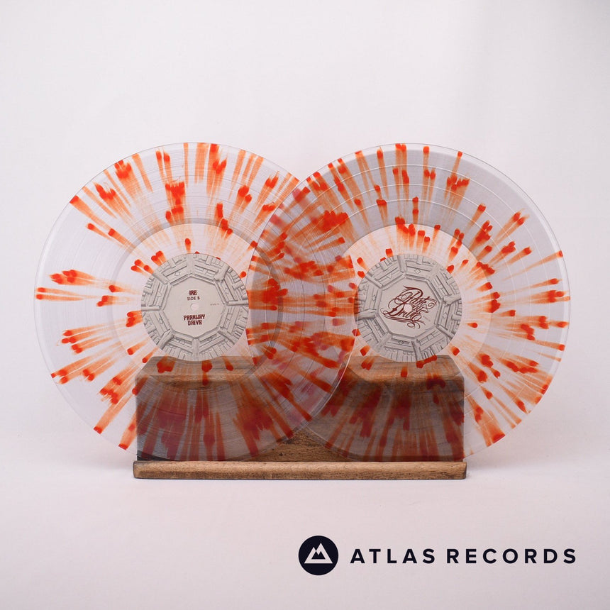 Parkway Drive - Ire - Clear W/ Ruby Red Splatter Etched 2 x LP Vinyl Record