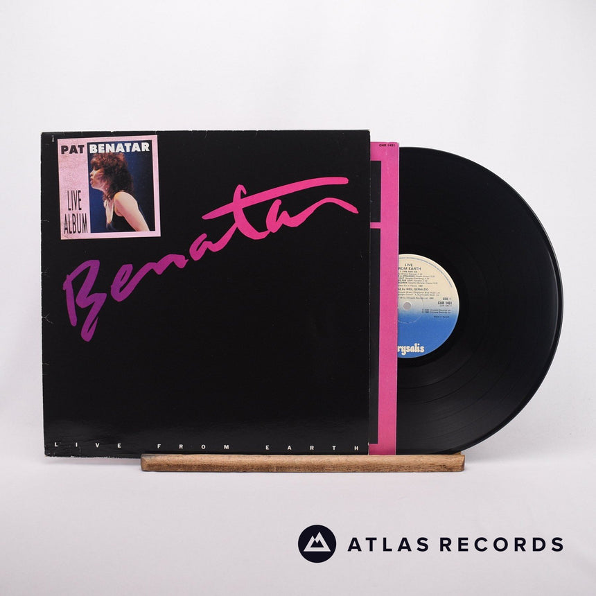 Pat Benatar Live From Earth LP Vinyl Record - Front Cover & Record