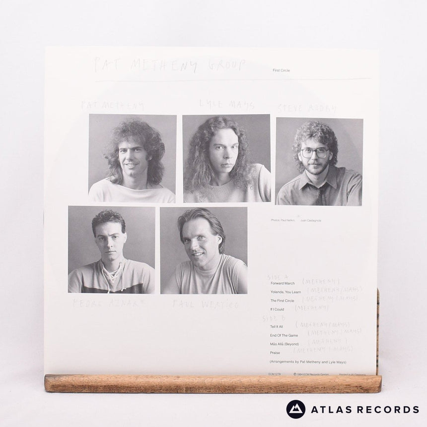 Pat Metheny Group - First Circle - Insert LP Vinyl Record - EX/EX