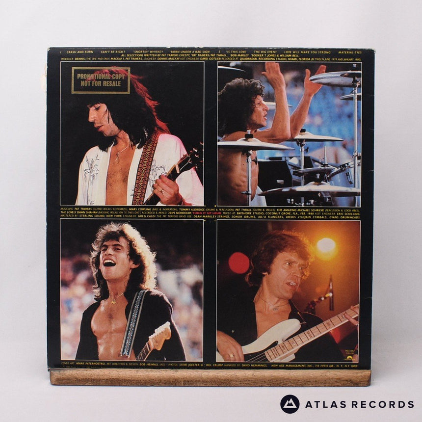 Pat Travers Band - Crash And Burn - LP Vinyl Record - VG+/EX