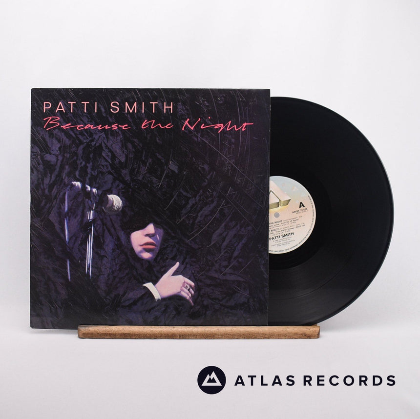 Patti Smith Because The Night 12" Vinyl Record - Front Cover & Record