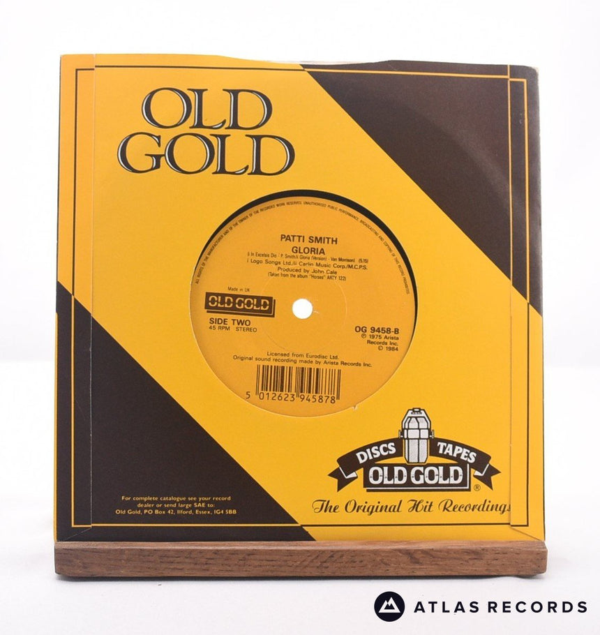 Patti Smith - Because The Night - 7" Vinyl Record - EX/VG+