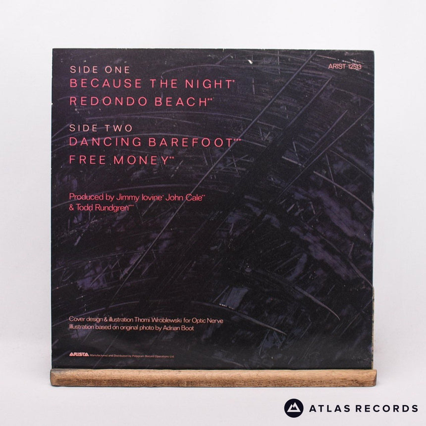 Patti Smith - Because The Night - 12" Vinyl Record - EX/EX