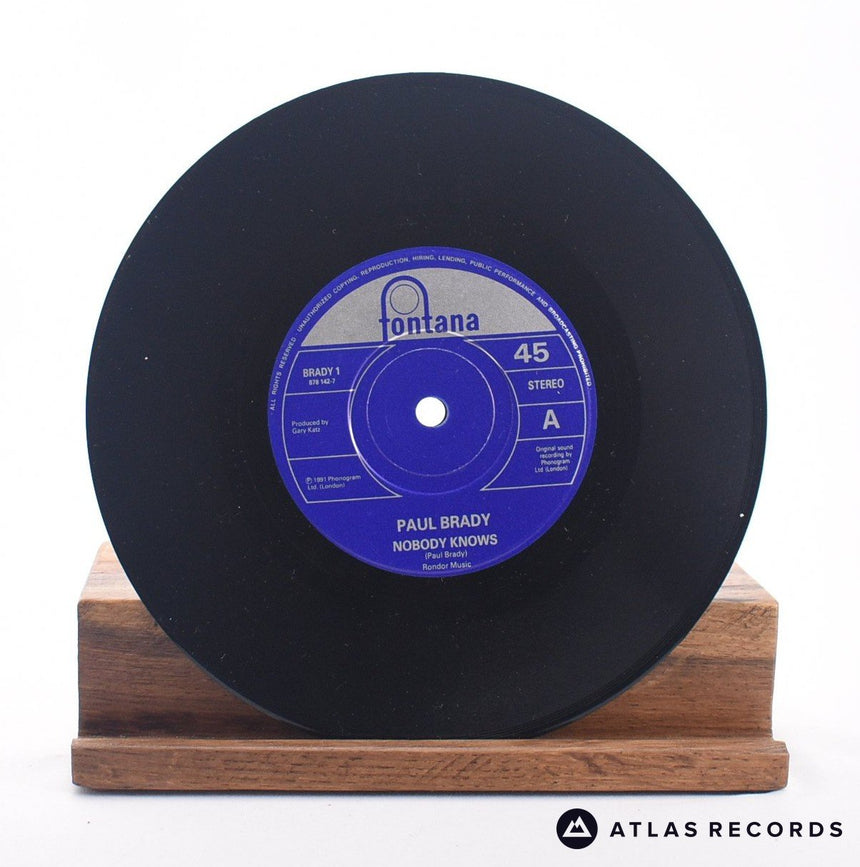 Paul Brady - Nobody Knows - Cd Promo Gatefold 7" + CD Vinyl Record - VG+/EX