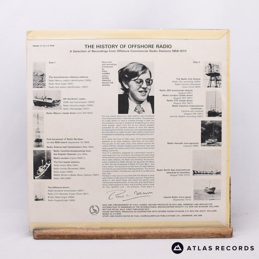 Paul Harris - The History Of Offshore Radio - LP Vinyl Record - VG+/EX