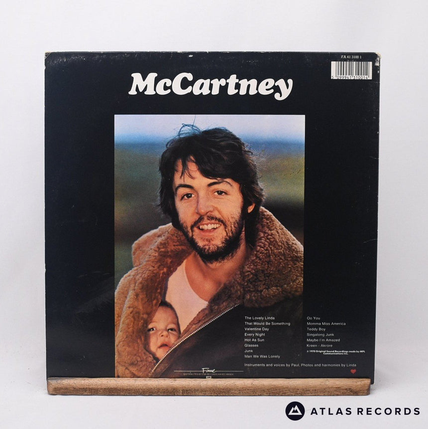 Paul McCartney - McCartney - LP Vinyl Record - VG+/VG+