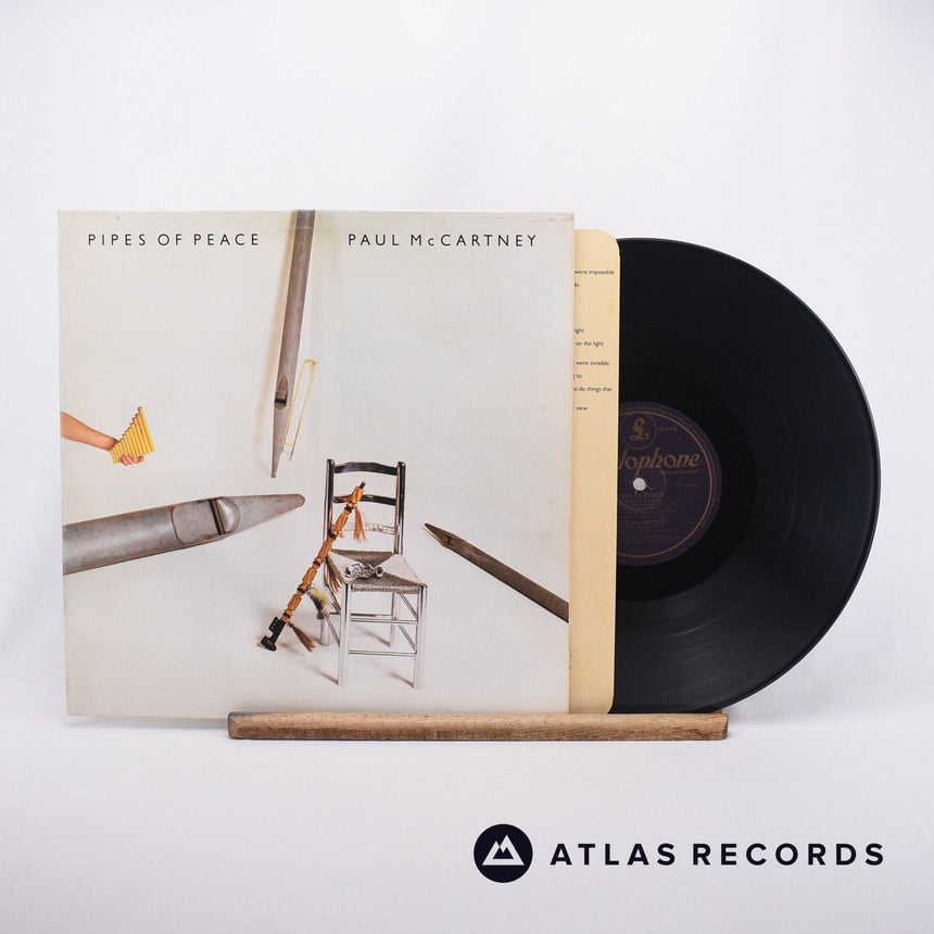 Paul McCartney Pipes Of Peace LP Vinyl Record - Front Cover & Record